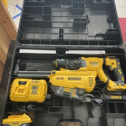 Dewalt Rotary Hammer With Vac Attachment 