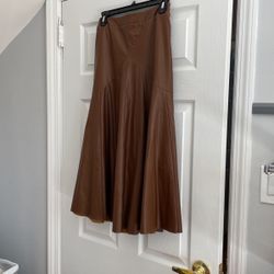 New Faux Leather Skirt