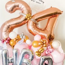 Balloon Bouquet, Balloon arrangement, Birthday Decorations 