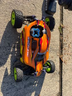 Exceed RC forza nitro car  and two bottles of nitro