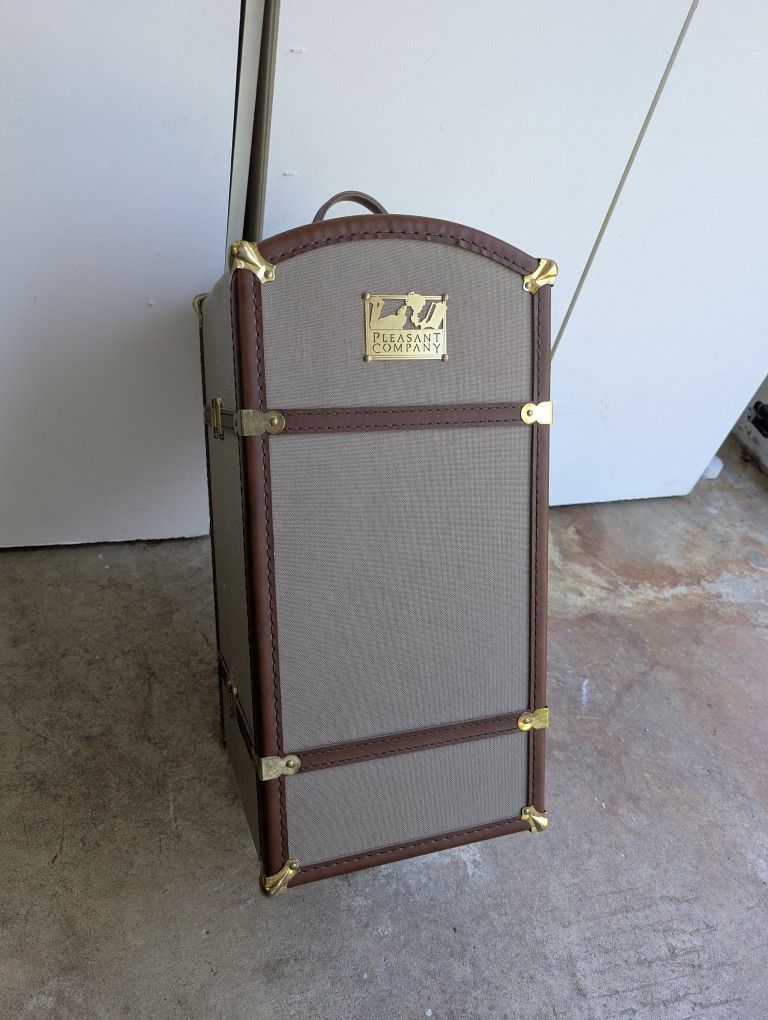 American Girl Doll Pleasant Company Samantha Steamer Trunk Wardrobe Vintage 80s