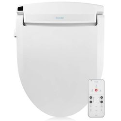 Brondell BL97 Swash Elongated Electronic Bidet Toilet Seat, Fits Elongated Toilets, White