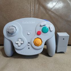 Nintendo Gamecube Game Cube WaveBird Wireless Controller with Receiver Tested Working