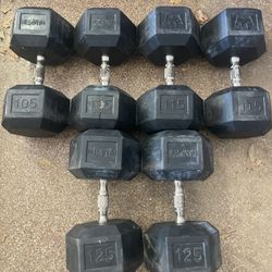 Big Dumbbells 105lbs Set, 115lbs Set, 125lbs Set