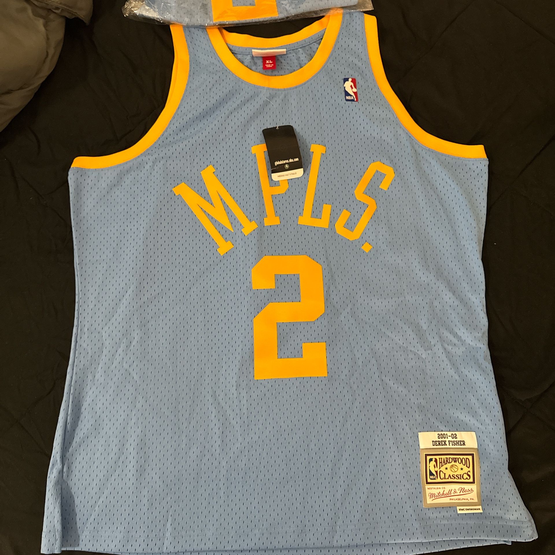 Derek Fisher Lakers Jersey Men’s XL