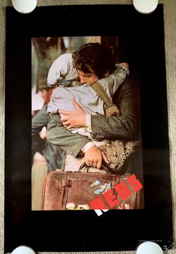Original Never Folded Advance 1981 REDS One Sheet Movie Poster‼️ Warren Beatty ~ Jack Nicholson & Diane Keaton‼️