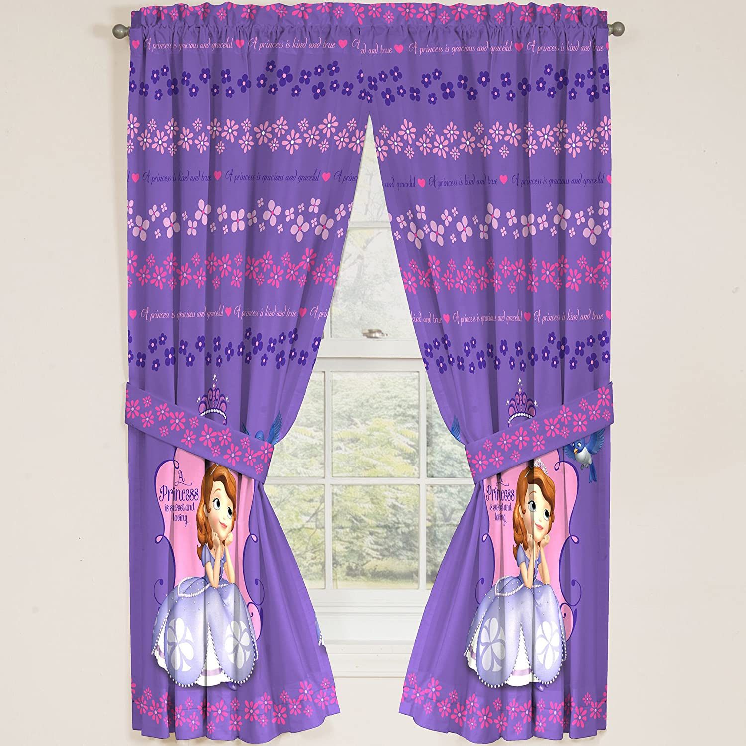 Disney Princess Sophia Girl’s Curtains