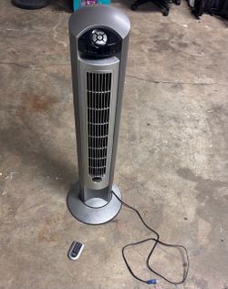 Lasko Tower Fan 36" 3-Speed Oscillating, Remote, 7-Hour Timer, with Remote.