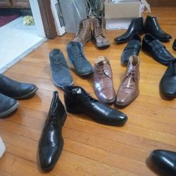 Bundle Of Men's Size 15 Shoes & Boots.View Pics