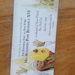 Pope Benedict XVI Ticket