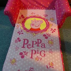 Peppa Pig 2 in 1 Flip Open Kids Foam Sofa & Troll Doll pillow 