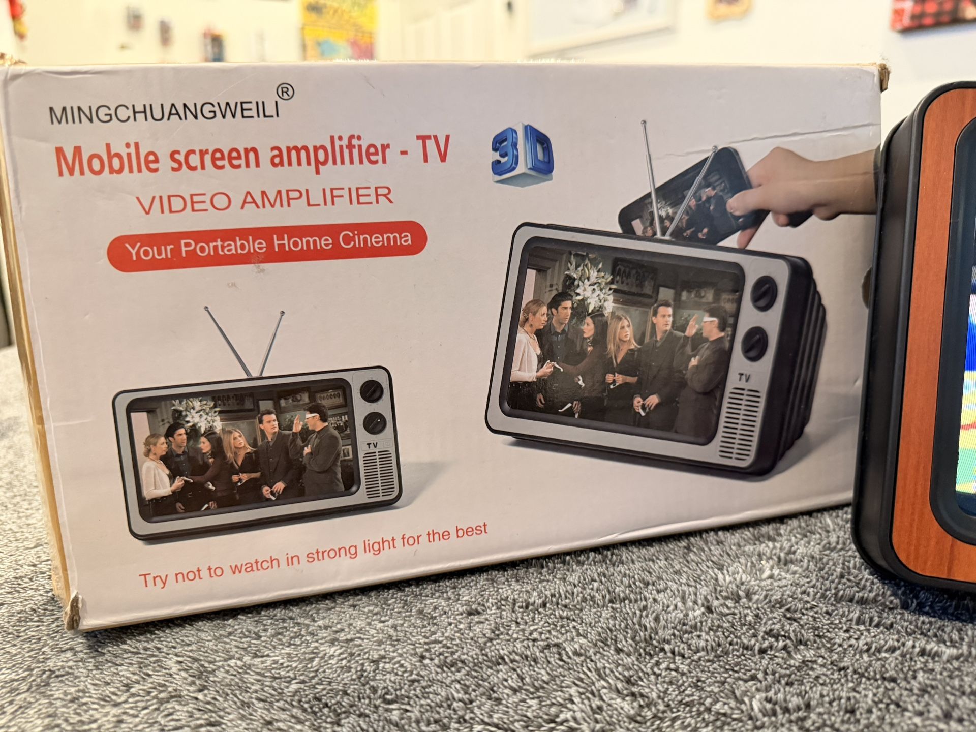 12" Screen Magnifying for Cell Phone Phone Screen Magnifying for Movie Video