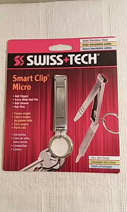 Swiss+tech smart clip micro clipers. Stainless steel
