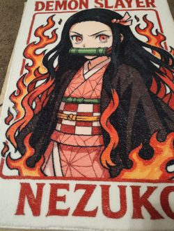 Demon Slayer Custom Soft rug