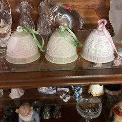 Bells. Lladro. Five dollars each.