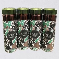 4 Pack Squad Sport by Riffs Perfumed Body Spray for Men - 6.67oz/200ml