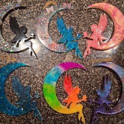 Fairy On The Moon Wall Hangings