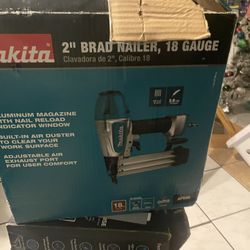 Makita Af506 18 Gauge 2 Inch Brad Nailer Compact Durable Easy To Use Tool
