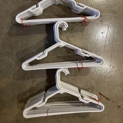 Assorted White Hangers (324 Total)