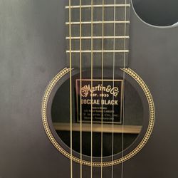 Martin 00CXAE Black Acoustic-Electric Guitar with Hard Case