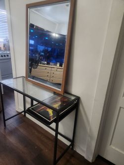 Desk and Mirror