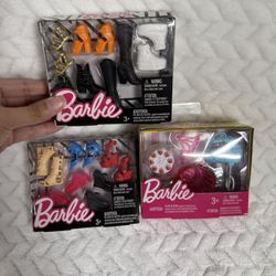 Barbie Accessories Bundle Lot Set of 3 Brand New 