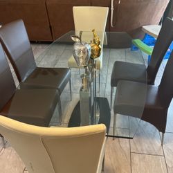 Set De Comedor De 6 Sillas 