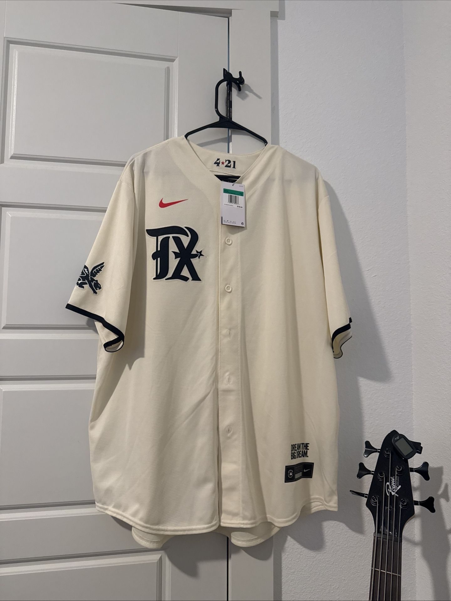 Men's Nike Nolan Ryan Texas Rangers City Connect Jersey XL New With Tags