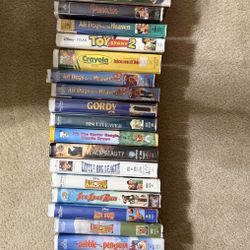 Disney VHS Tapes