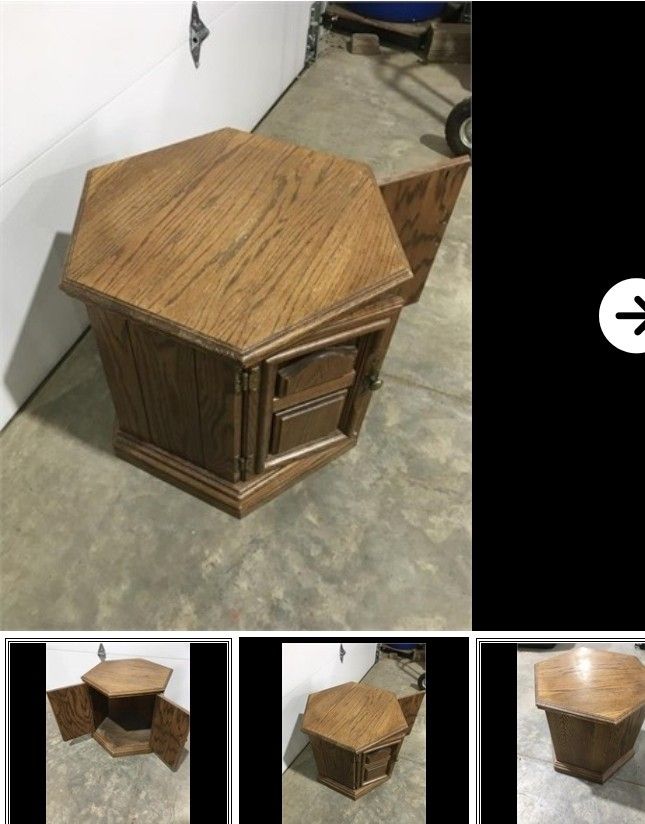 Hexagon End Table