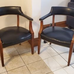 Vintage Leather Chairs 