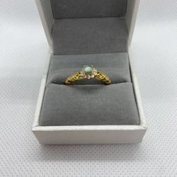 Beautiful Adjustable Grade A Burma Jadeite Ring Sterling Silver - Elegant Design