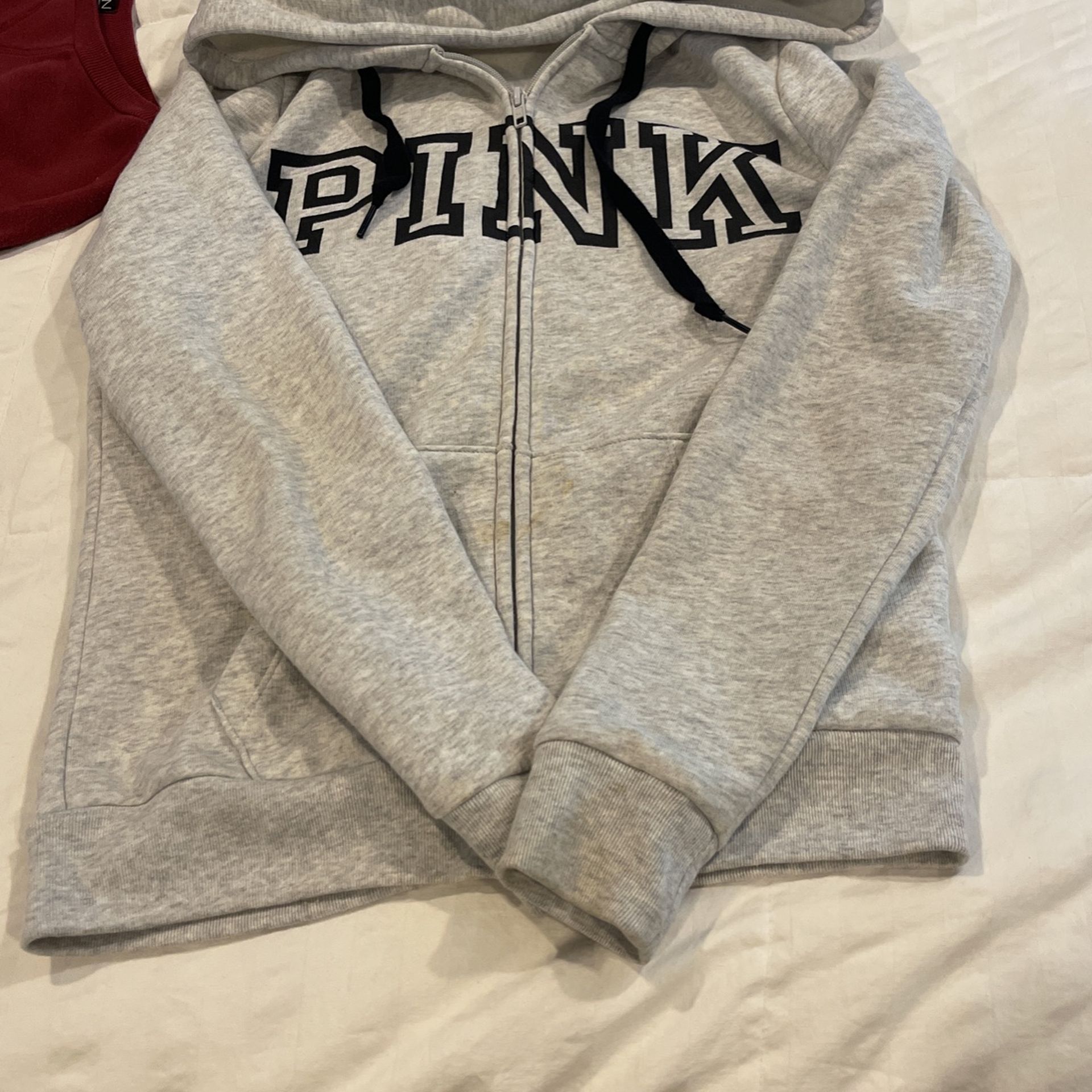 Barely Worn Hoodies/zip Ups Size XS/M “Pink” And “Northface