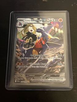 Pokemon Cynthia's Garchomp ex 232/182 Sv10: Destined Rivals Holo SIR