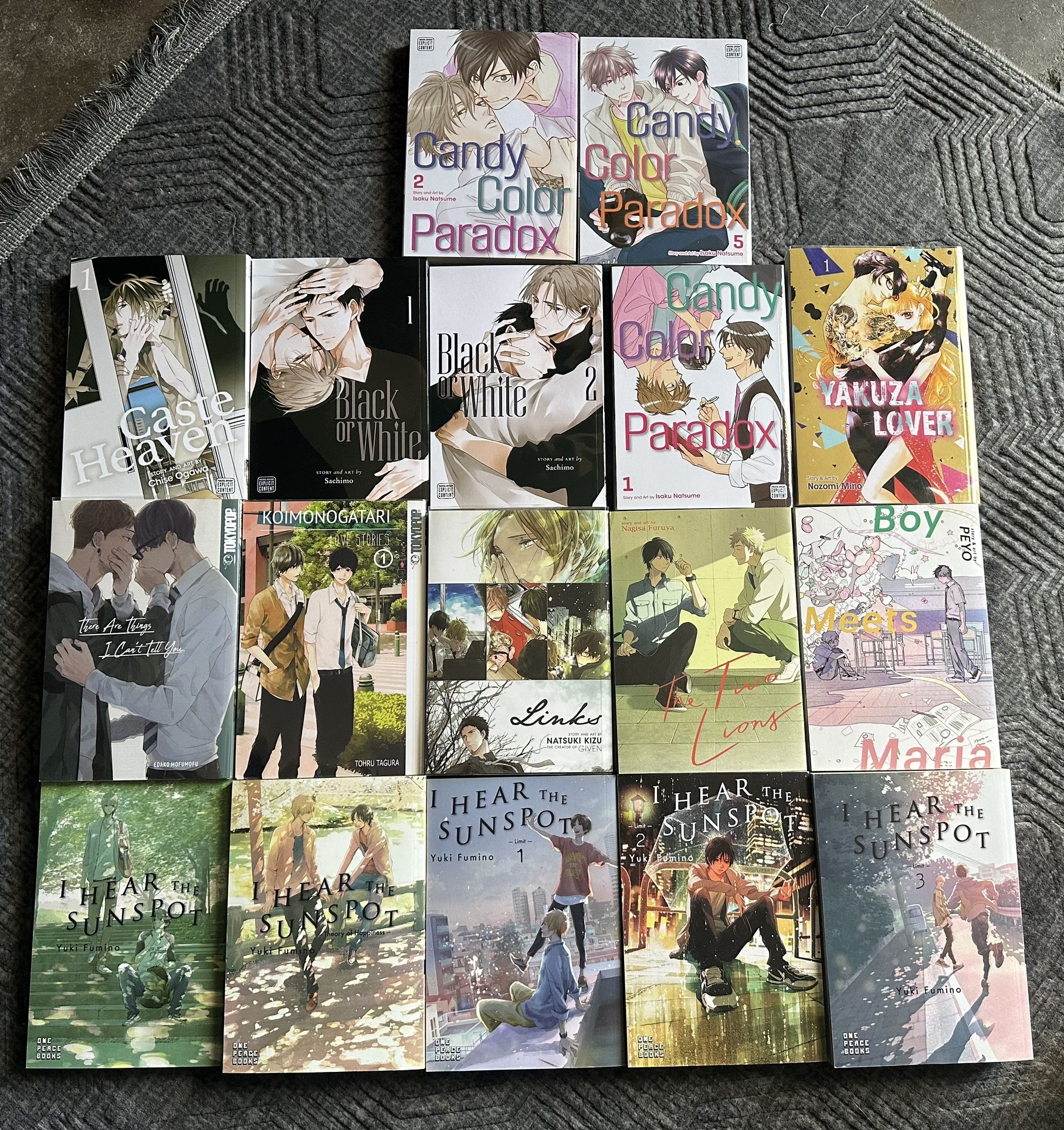BL - I Hear The Sunspot/There Are Things I Can’t Tell You/Links/The Two Lions/Boy Meets Maria/Koimonogatari/Candy Color Paradox/Black Or White/More