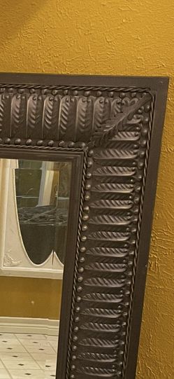 Rustic Feather Detailed Mirror (Make an Offer$$)