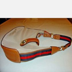 Michael Kors purse. Sporty. Leather and canvas designer handbag. EXCELLENT CONDITION. MK