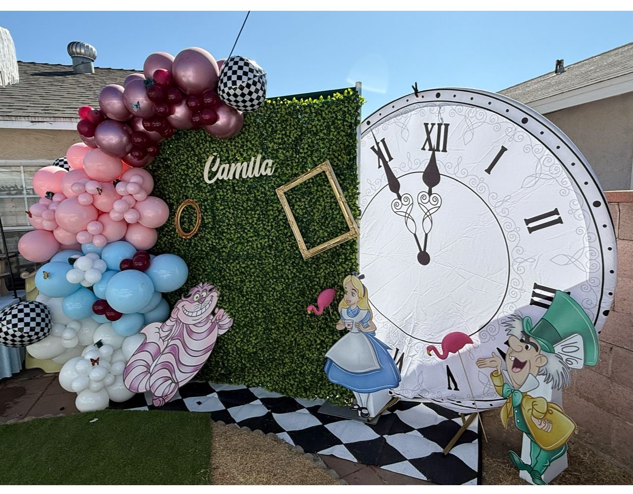 Clock Backdrop Cover