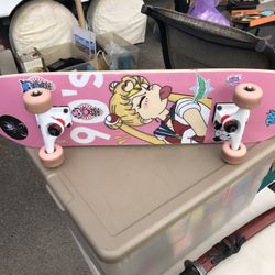 Anime Style Skate Board.  PRICE ROCK FIRM