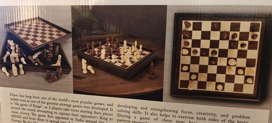 Deluxe Chess Natural Wood Veneer - Craftsman Collection