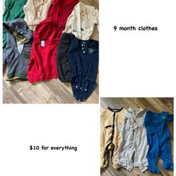 9 Month Clothes
