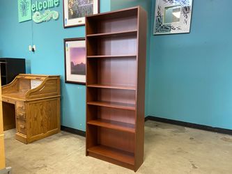 IKEA Billy 6 Shelf Bookcase in Dark Cherry