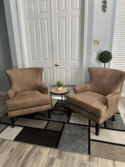 Two Matching Accent Chairs
