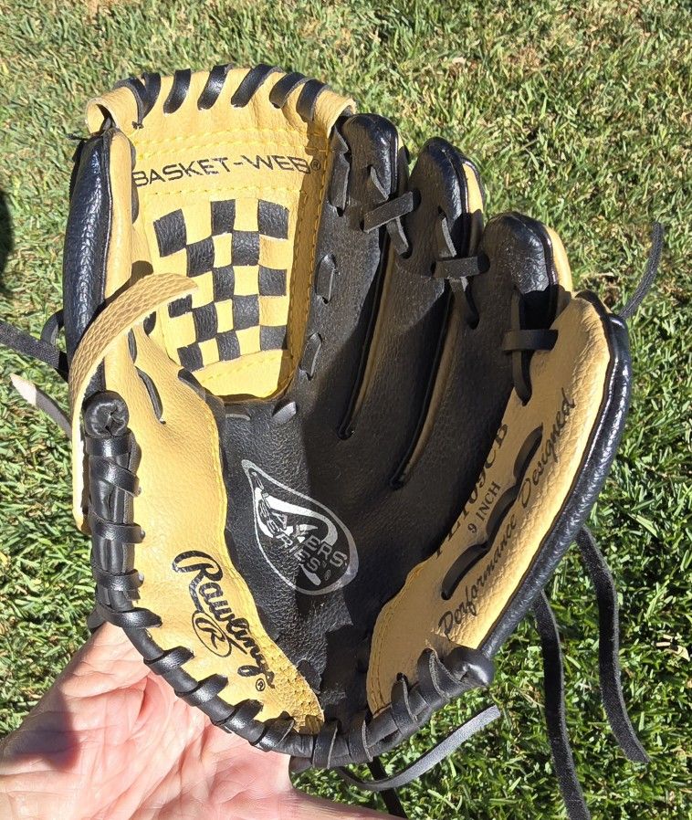Rawlings 9” Baseball T-Ball Glove Right Hand Throw PL109CB Youth Kids