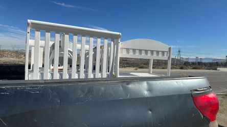 Used 1 Time Crib With Changing Table All White