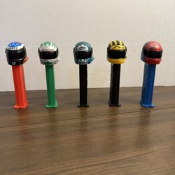 Pez NasCar Helmets $5 total group 