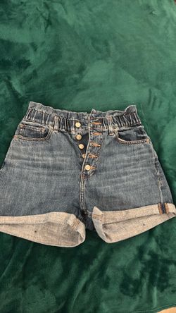 High rise Jean shorts