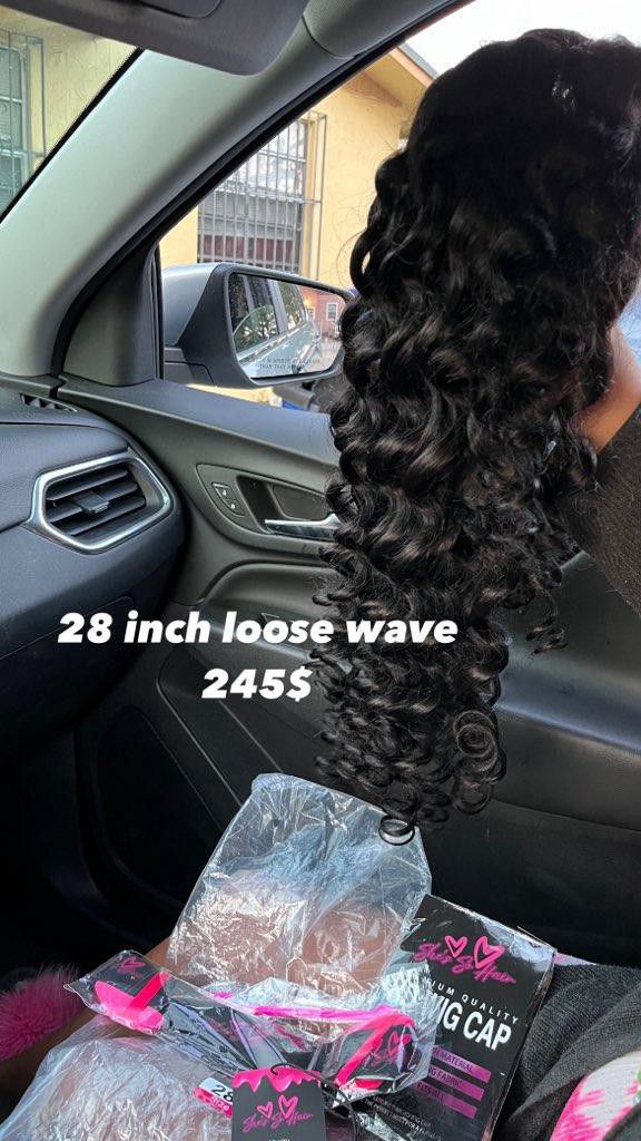 28in Loose Wave Lace Frontal Wig 