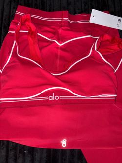 Red alo 2 piece set
