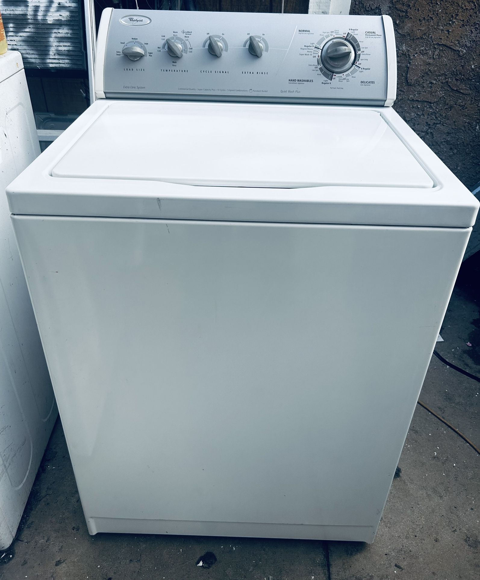 WHIRLPOOL WASHER